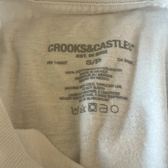 Crooks & castles screen printed t shirt - Picture 5 of 5